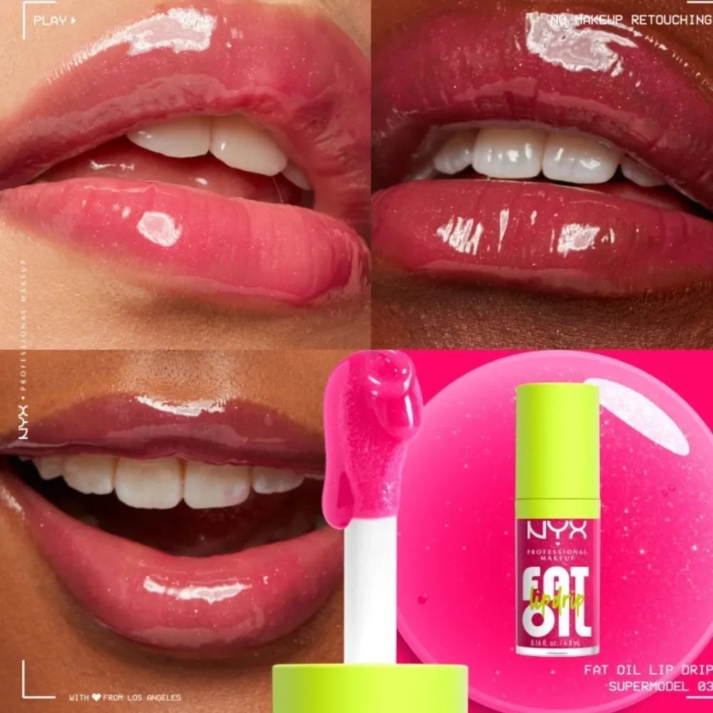 🦋 NYX Supermodel Fat Oil Lip Gloss New FullSz